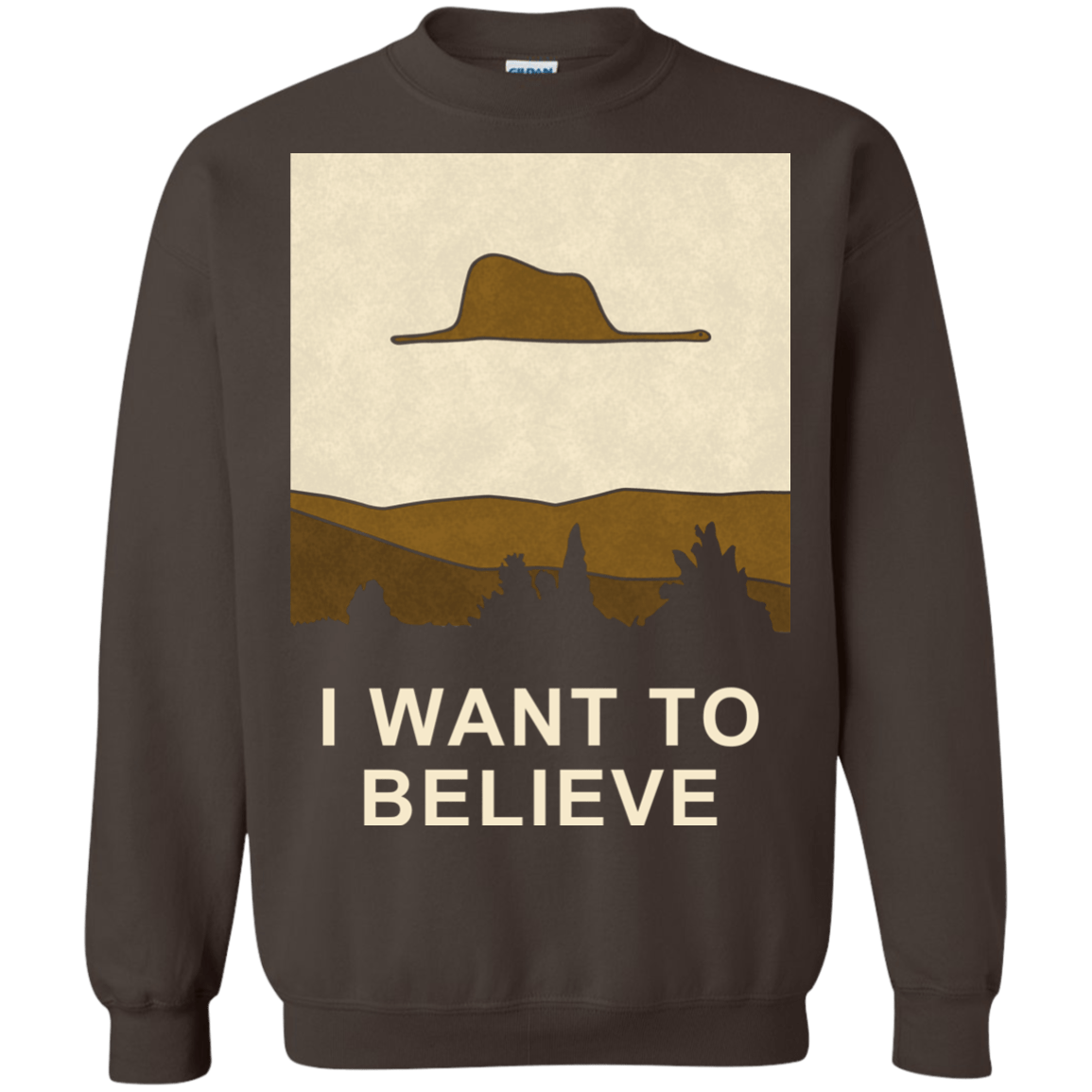 Sweatshirts Dark Chocolate / Small Le Petit Believer Crewneck Sweatshirt