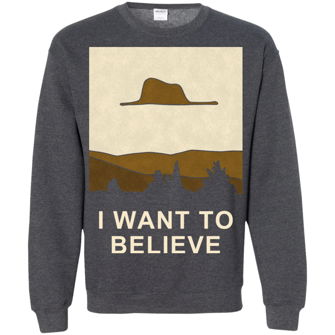 Sweatshirts Dark Heather / Small Le Petit Believer Crewneck Sweatshirt