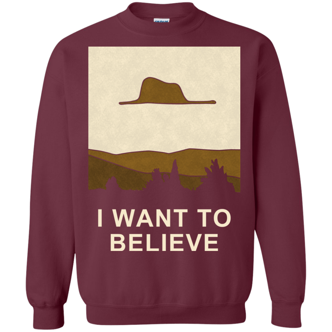 Sweatshirts Maroon / Small Le Petit Believer Crewneck Sweatshirt