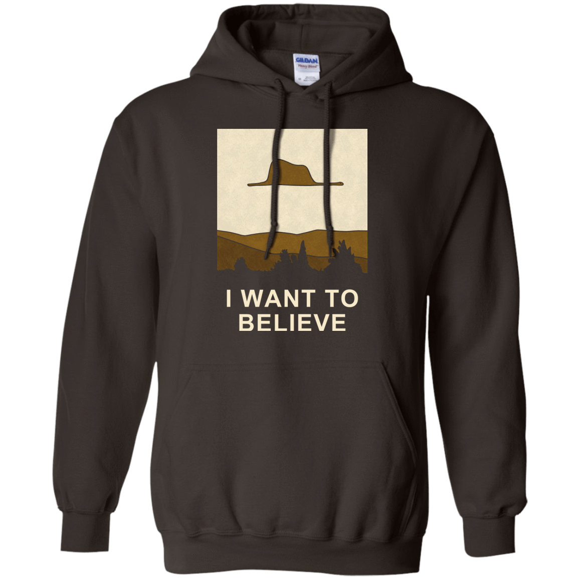 Sweatshirts Dark Chocolate / Small Le petit believer Pullover Hoodie