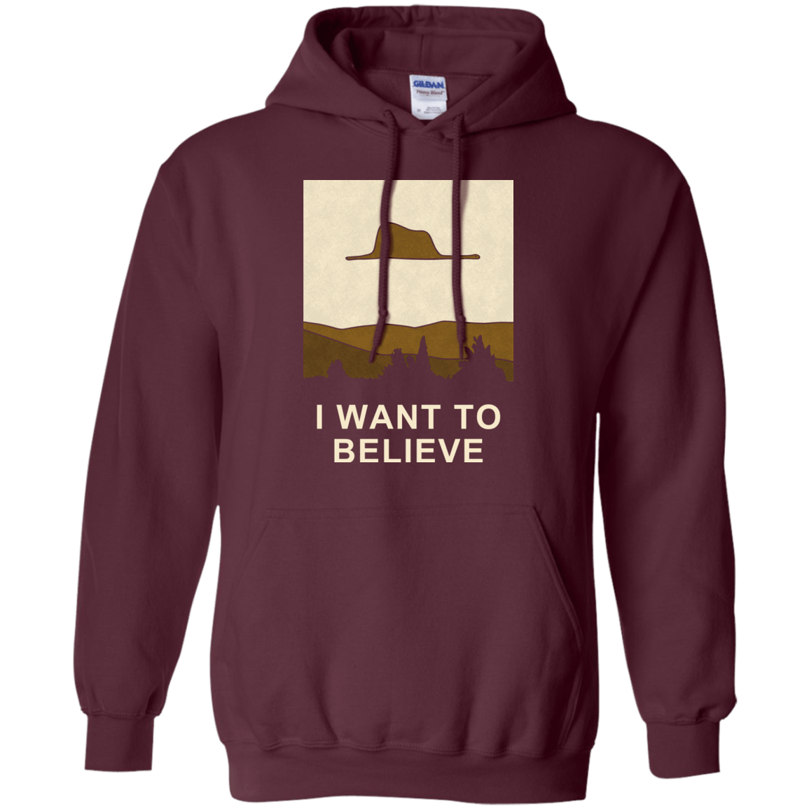 Sweatshirts Maroon / Small Le Petit Believer Pullover Hoodie