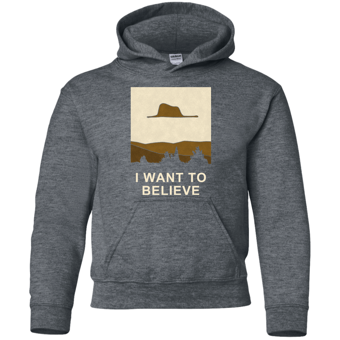 Sweatshirts Dark Heather / YS Le Petit Believer Youth Hoodie