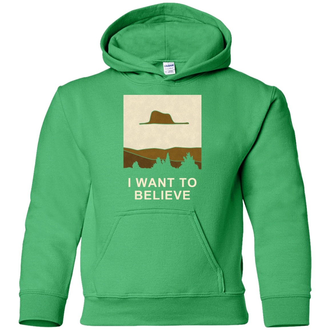 Sweatshirts Irish Green / YS Le petit believer Youth Hoodie