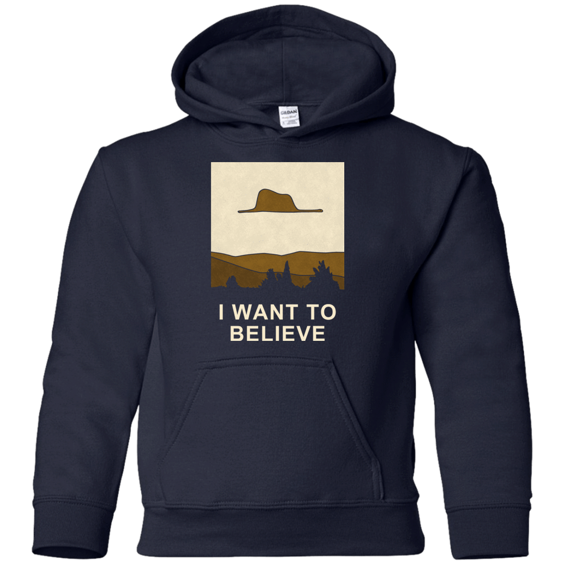 Sweatshirts Navy / YS Le petit believer Youth Hoodie