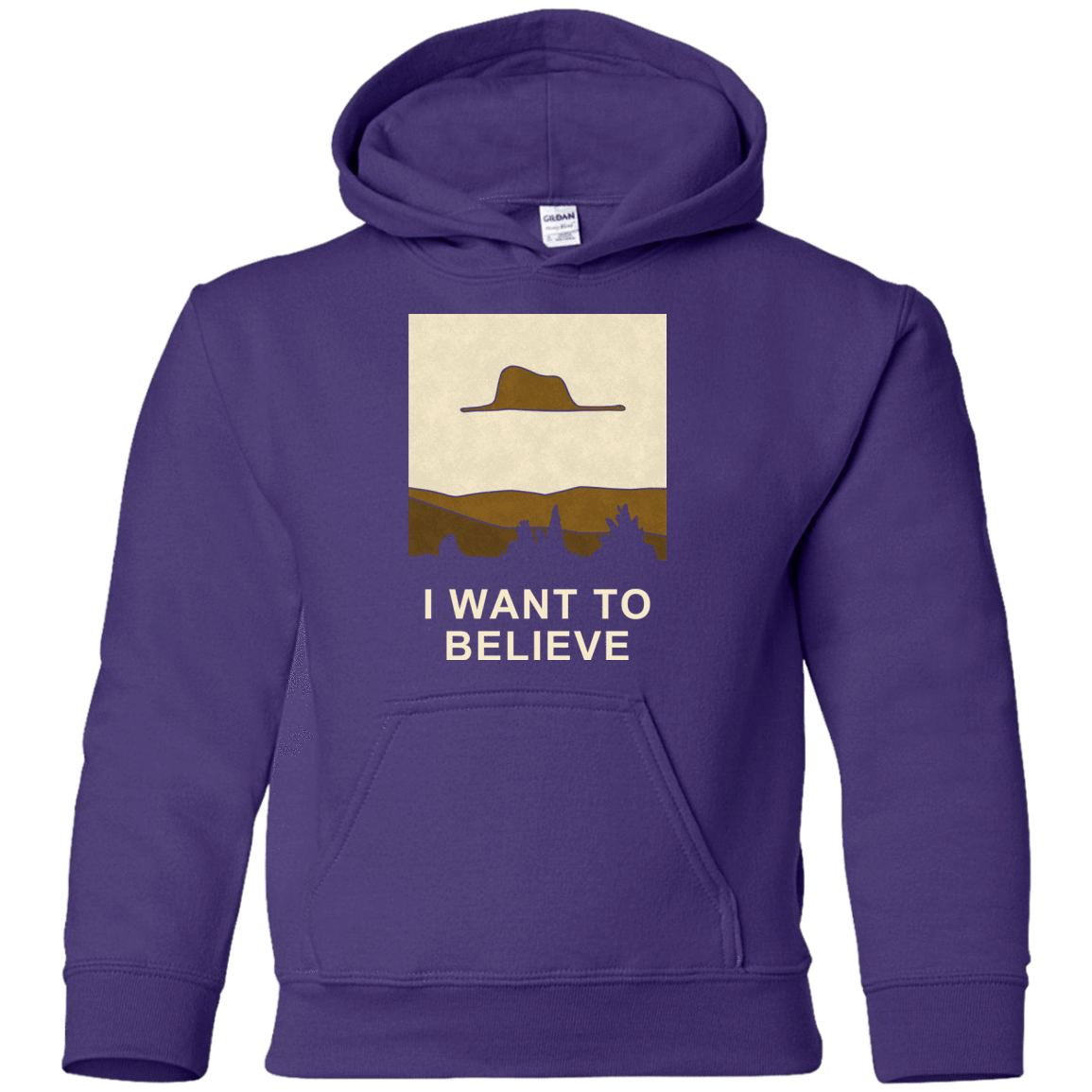 Sweatshirts Purple / YS Le petit believer Youth Hoodie