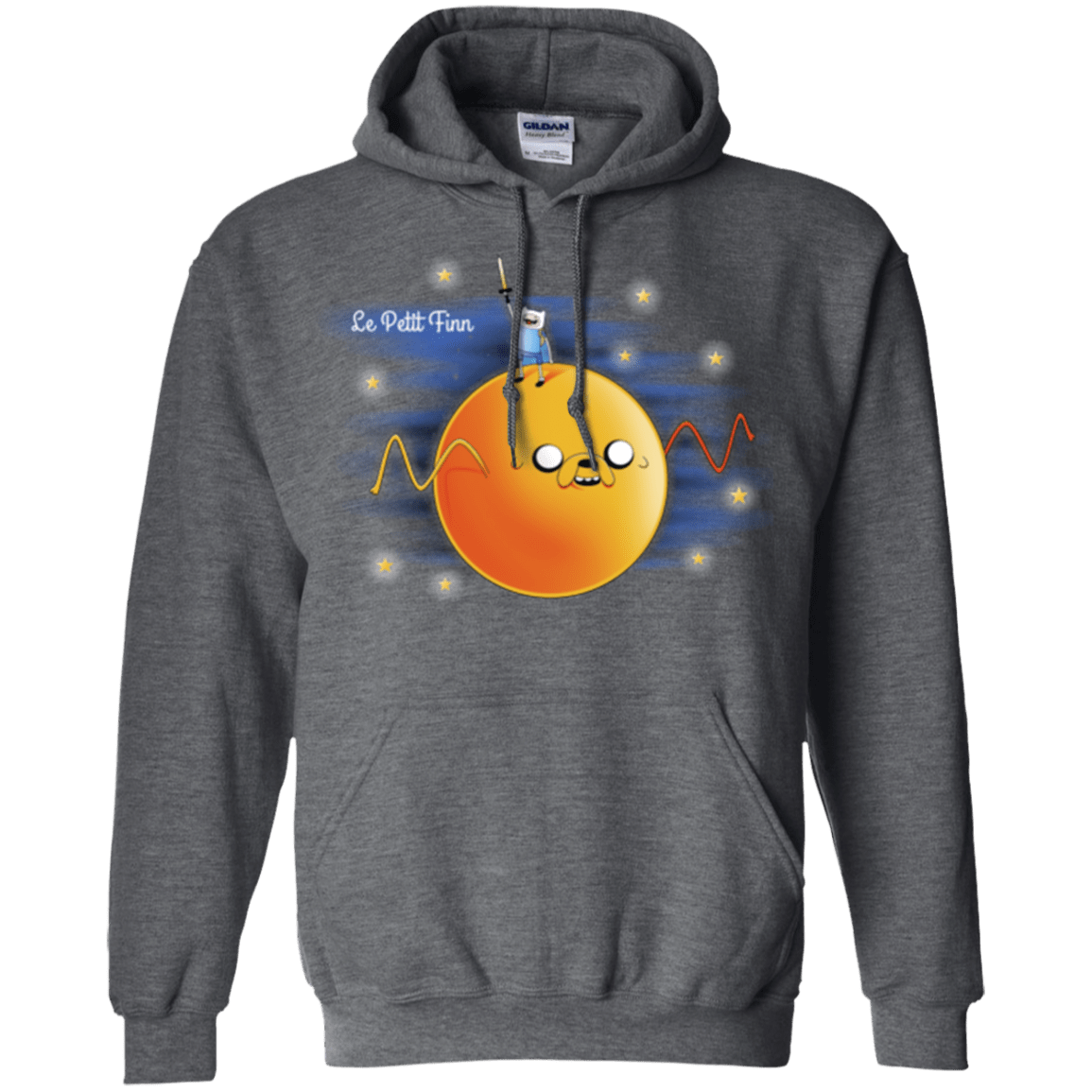 Sweatshirts Dark Heather / S Le Petit Finn Pullover Hoodie