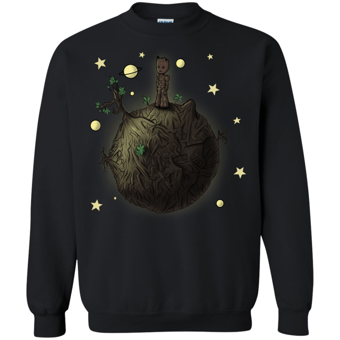 Sweatshirts Black / S Le Petit Groot Crewneck Sweatshirt