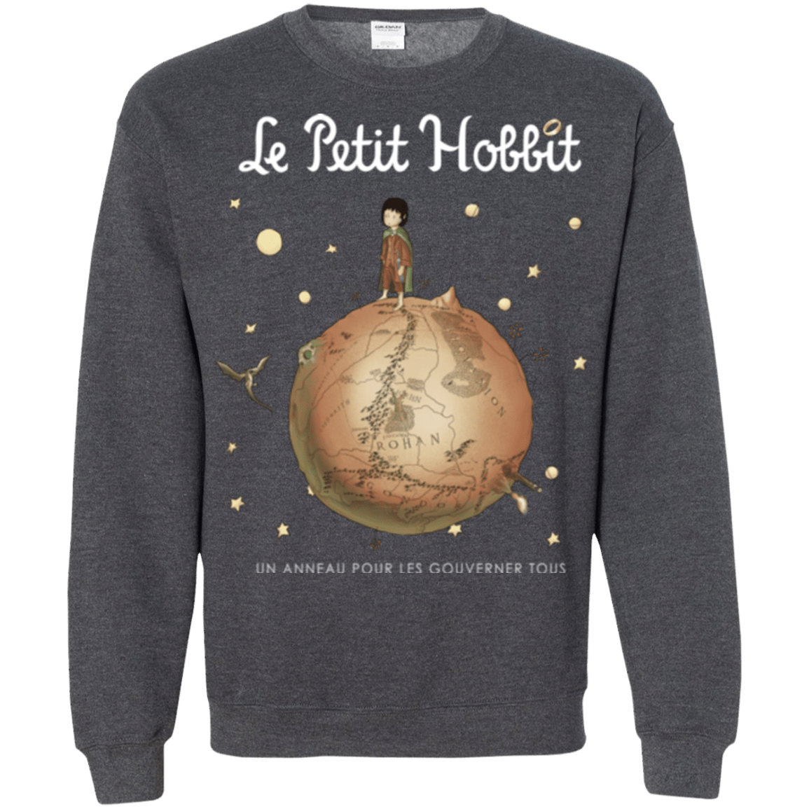 Sweatshirts Dark Heather / Small Le Petit Hobbit Crewneck Sweatshirt
