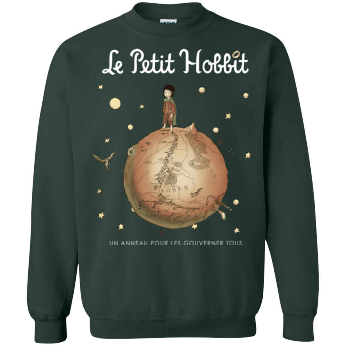 Sweatshirts Forest Green / Small Le Petit Hobbit Crewneck Sweatshirt
