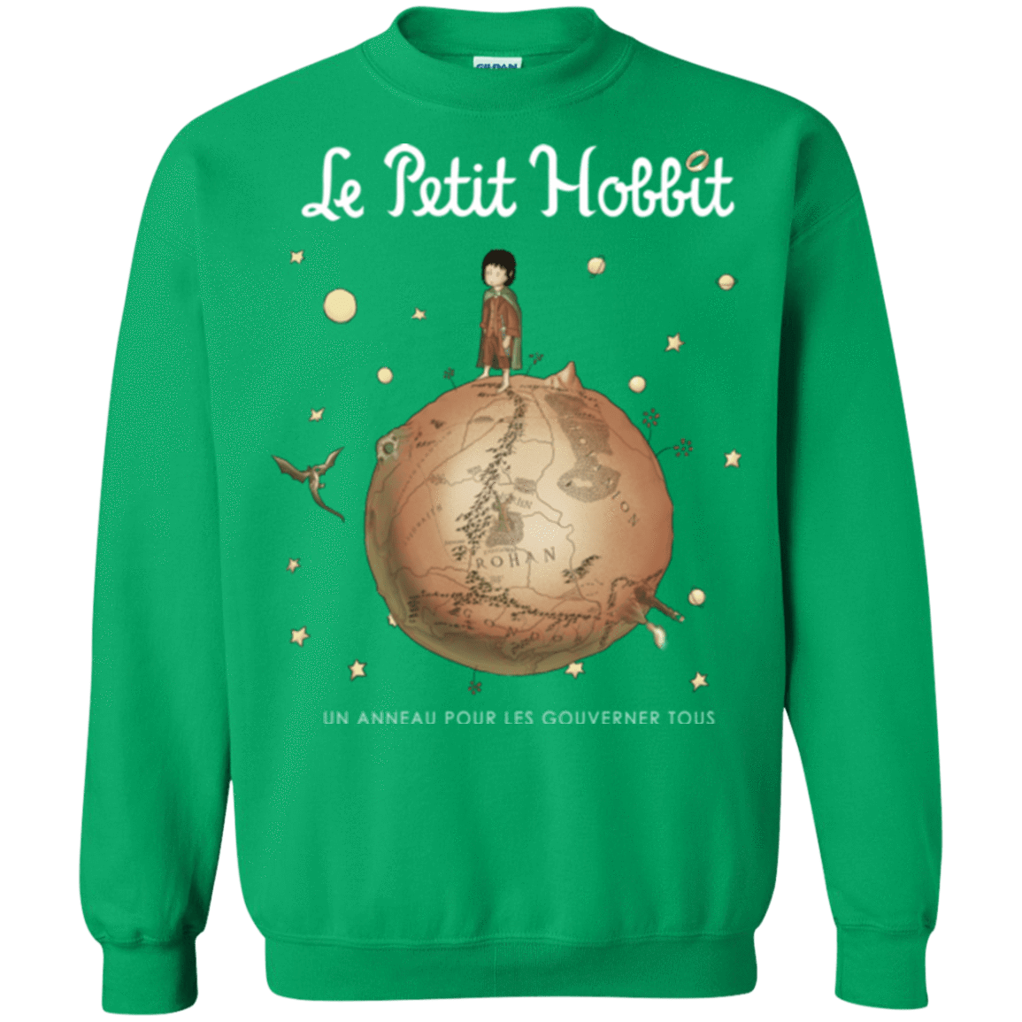 Sweatshirts Irish Green / Small Le Petit Hobbit Crewneck Sweatshirt