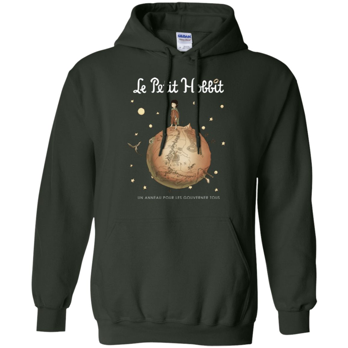 Sweatshirts Forest Green / Small Le Petit Hobbit Pullover Hoodie