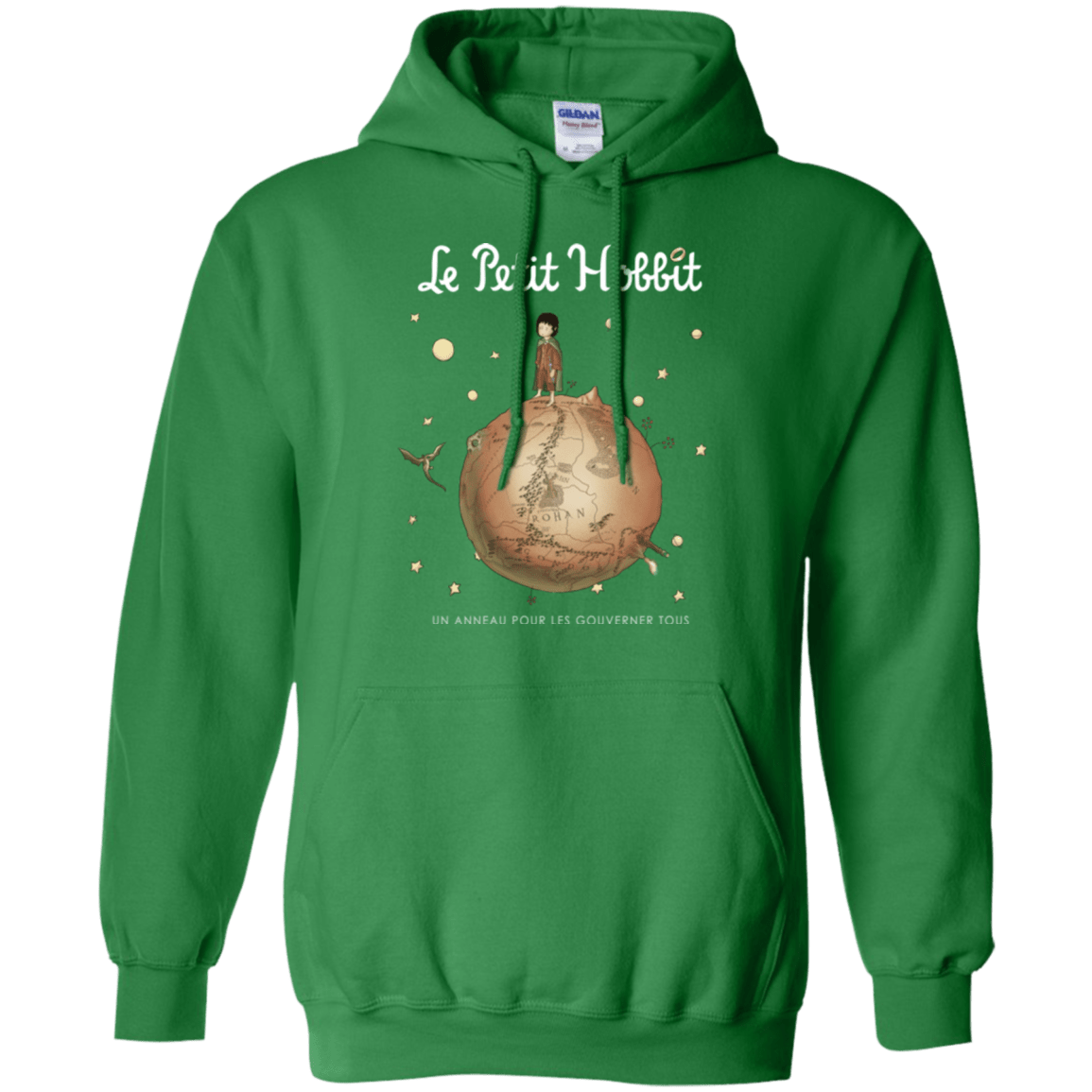 Sweatshirts Irish Green / Small Le Petit Hobbit Pullover Hoodie