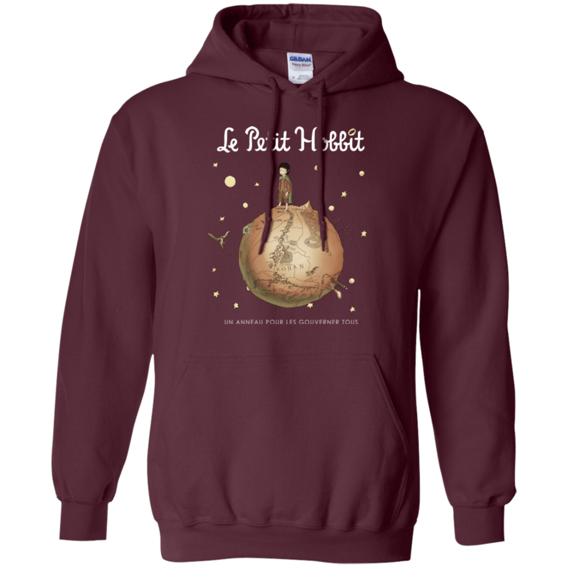 Sweatshirts Maroon / Small Le Petit Hobbit Pullover Hoodie