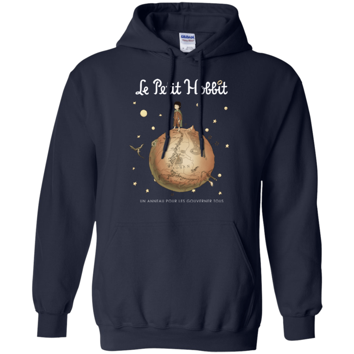 Sweatshirts Navy / Small Le Petit Hobbit Pullover Hoodie