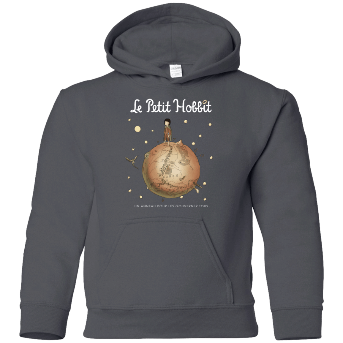 Sweatshirts Charcoal / YS Le Petit Hobbit Youth Hoodie