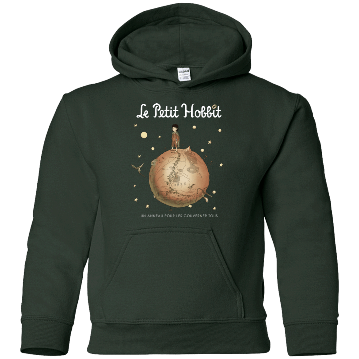 Sweatshirts Forest Green / YS Le Petit Hobbit Youth Hoodie