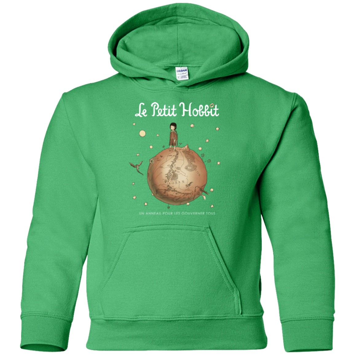 Sweatshirts Irish Green / YS Le Petit Hobbit Youth Hoodie