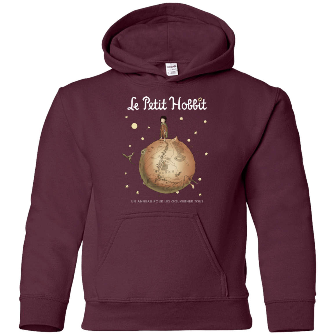 Sweatshirts Maroon / YS Le Petit Hobbit Youth Hoodie