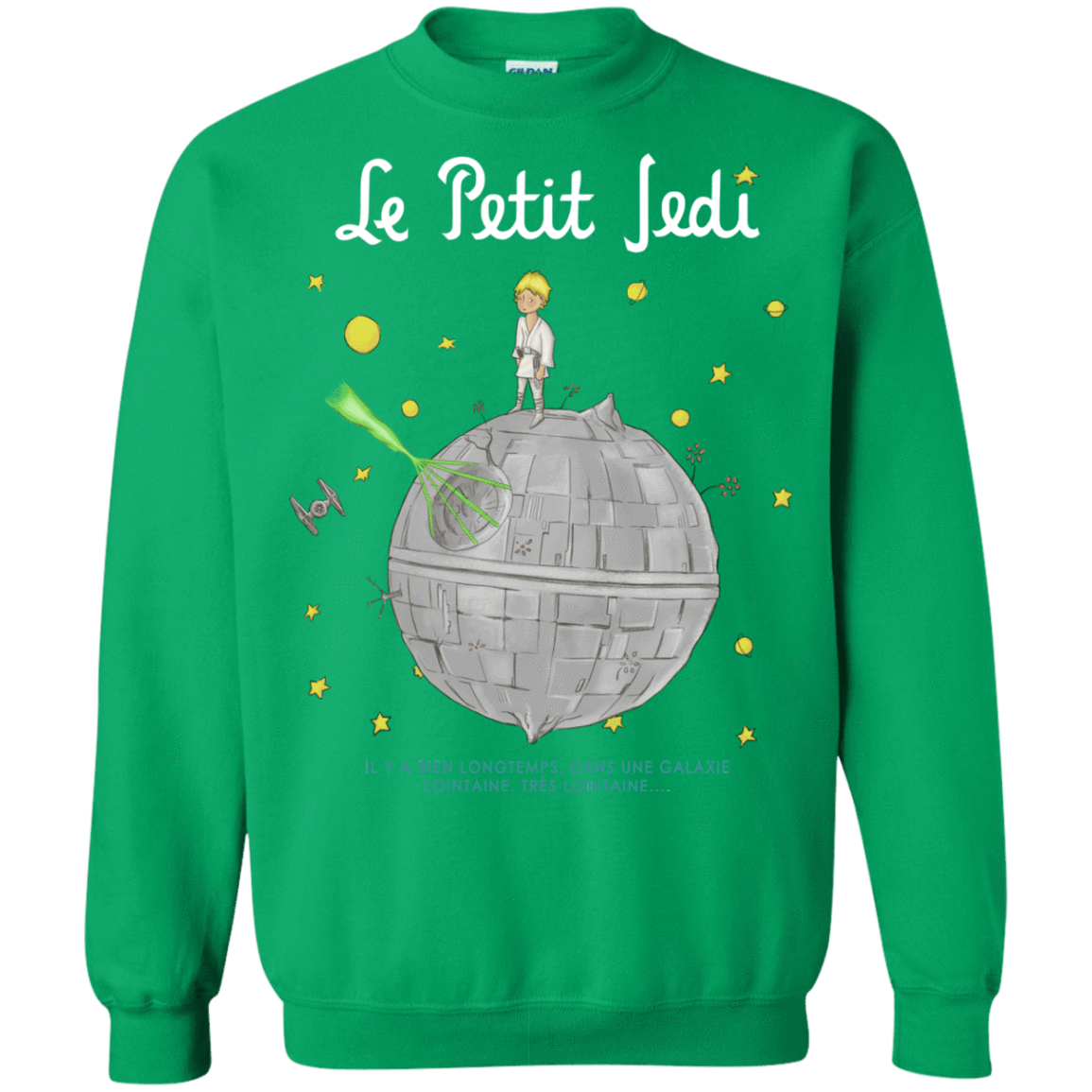 Sweatshirts Irish Green / Small Le Petit Jedi Crewneck Sweatshirt