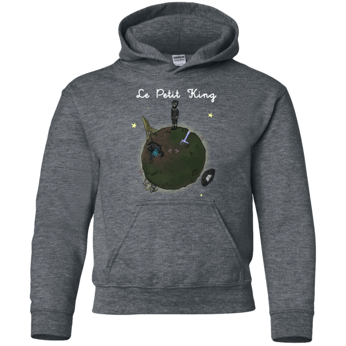 Sweatshirts Dark Heather / YS Le Petit Prince Of Wakanda Youth Hoodie