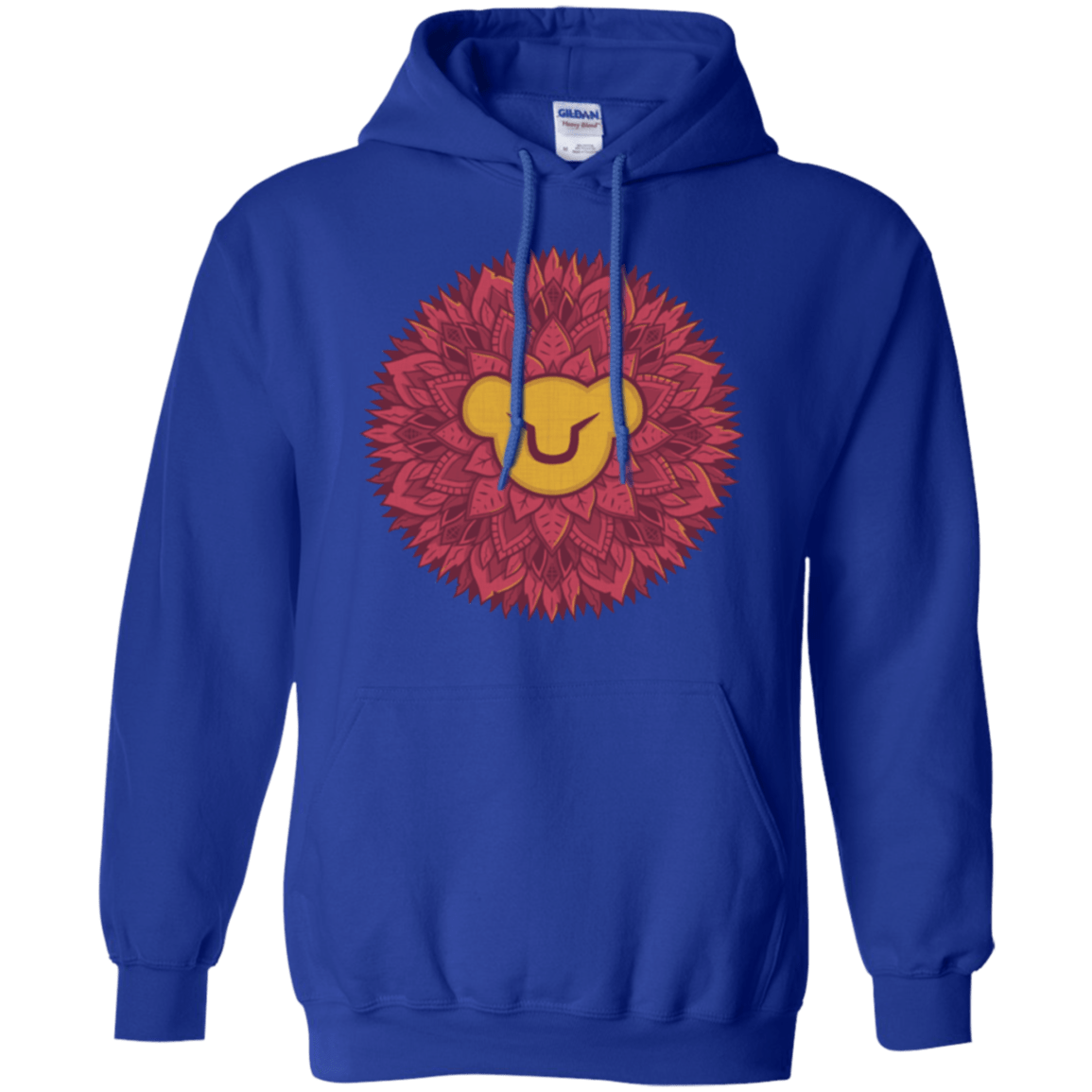 Sweatshirts Royal / Small Leaf Mane Mandala Pullover Hoodie