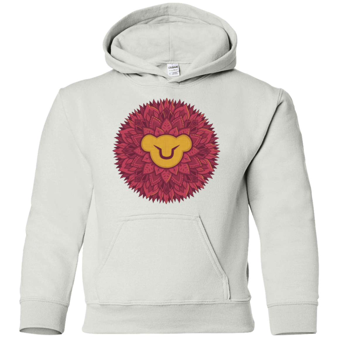 Sweatshirts White / YS Leaf Mane Mandala Youth Hoodie