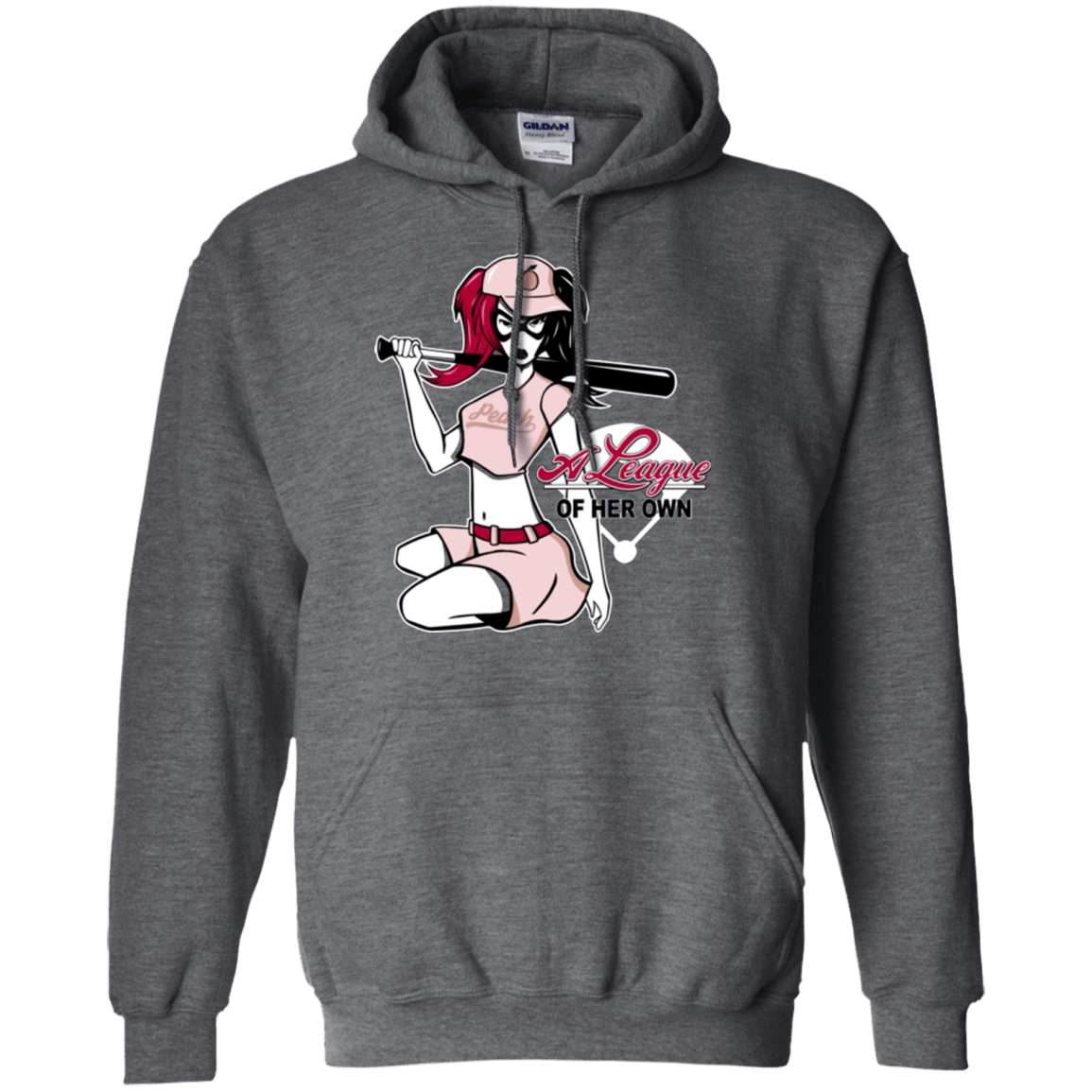 Sweatshirts Dark Heather / Small League of Her Own Pullover Hoodie