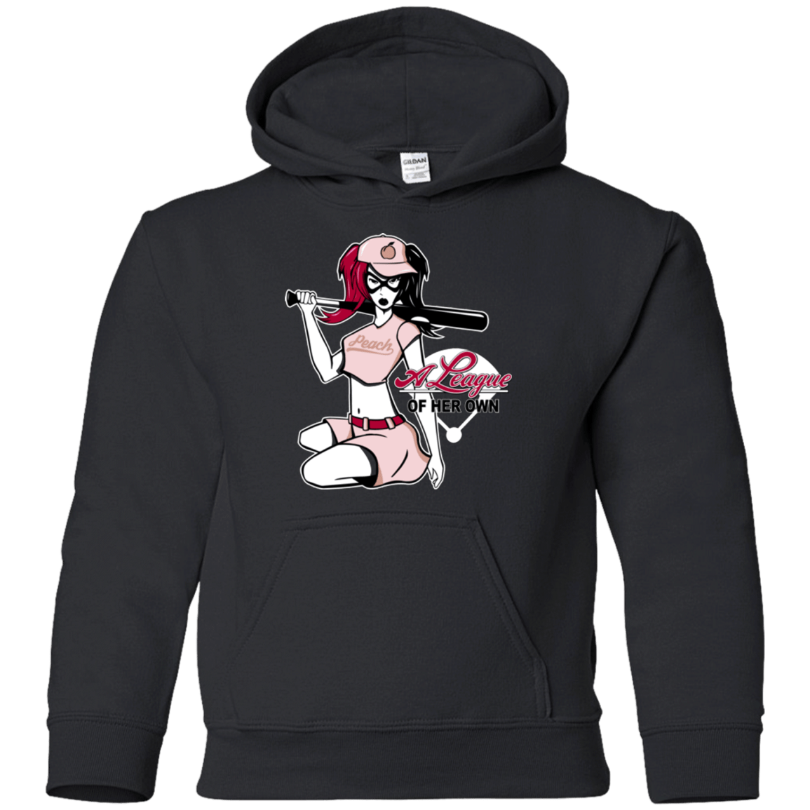Sweatshirts Black / YS League of Her Own Youth Hoodie