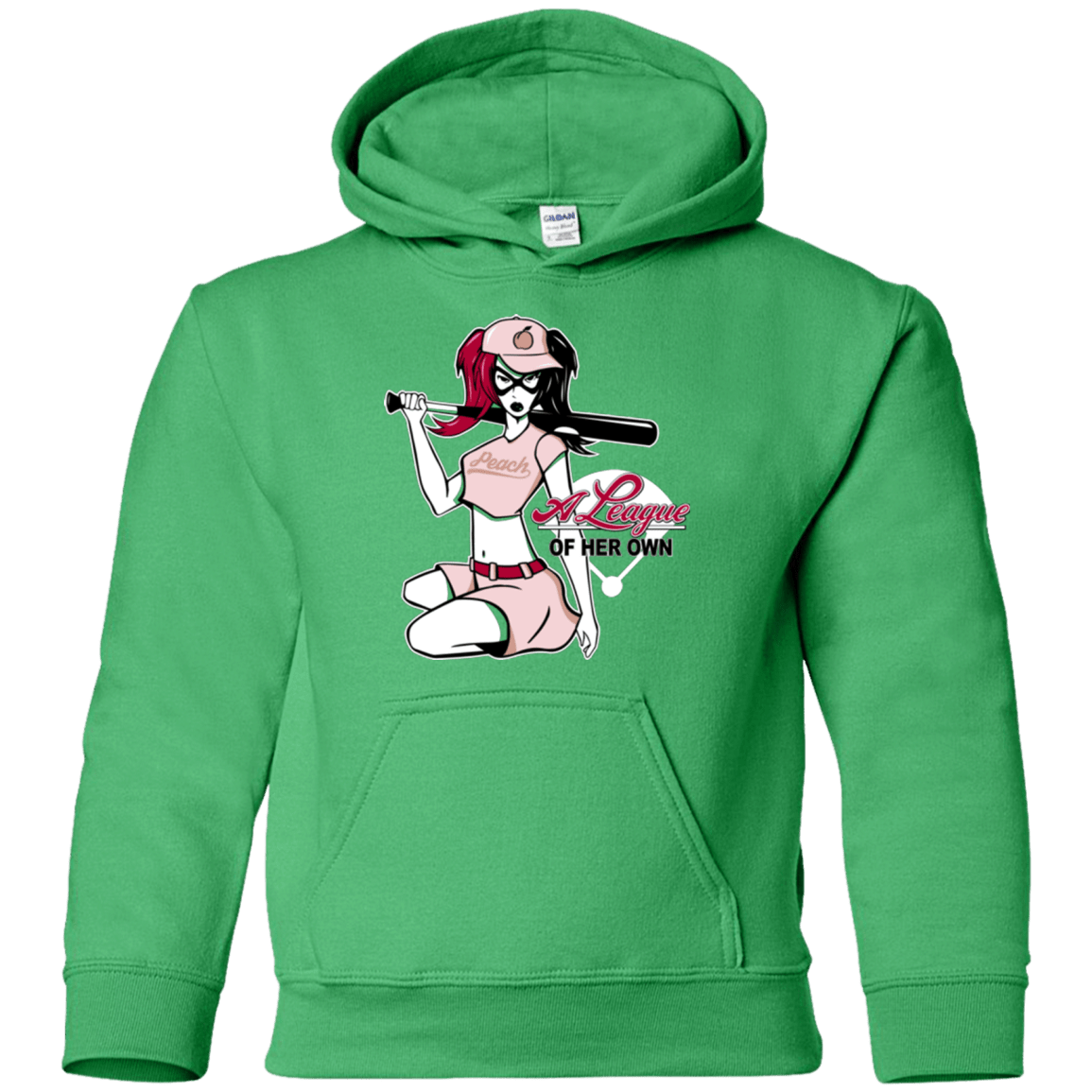 Sweatshirts Irish Green / YS League of Her Own Youth Hoodie