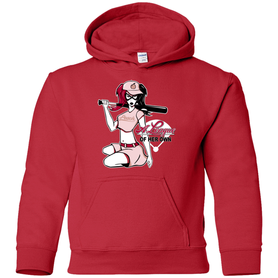 Sweatshirts Red / YS League of Her Own Youth Hoodie