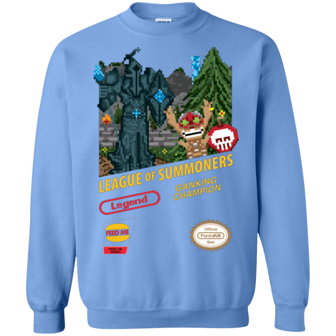 Sweatshirts Carolina Blue / Small League of Summoners Crewneck Sweatshirt