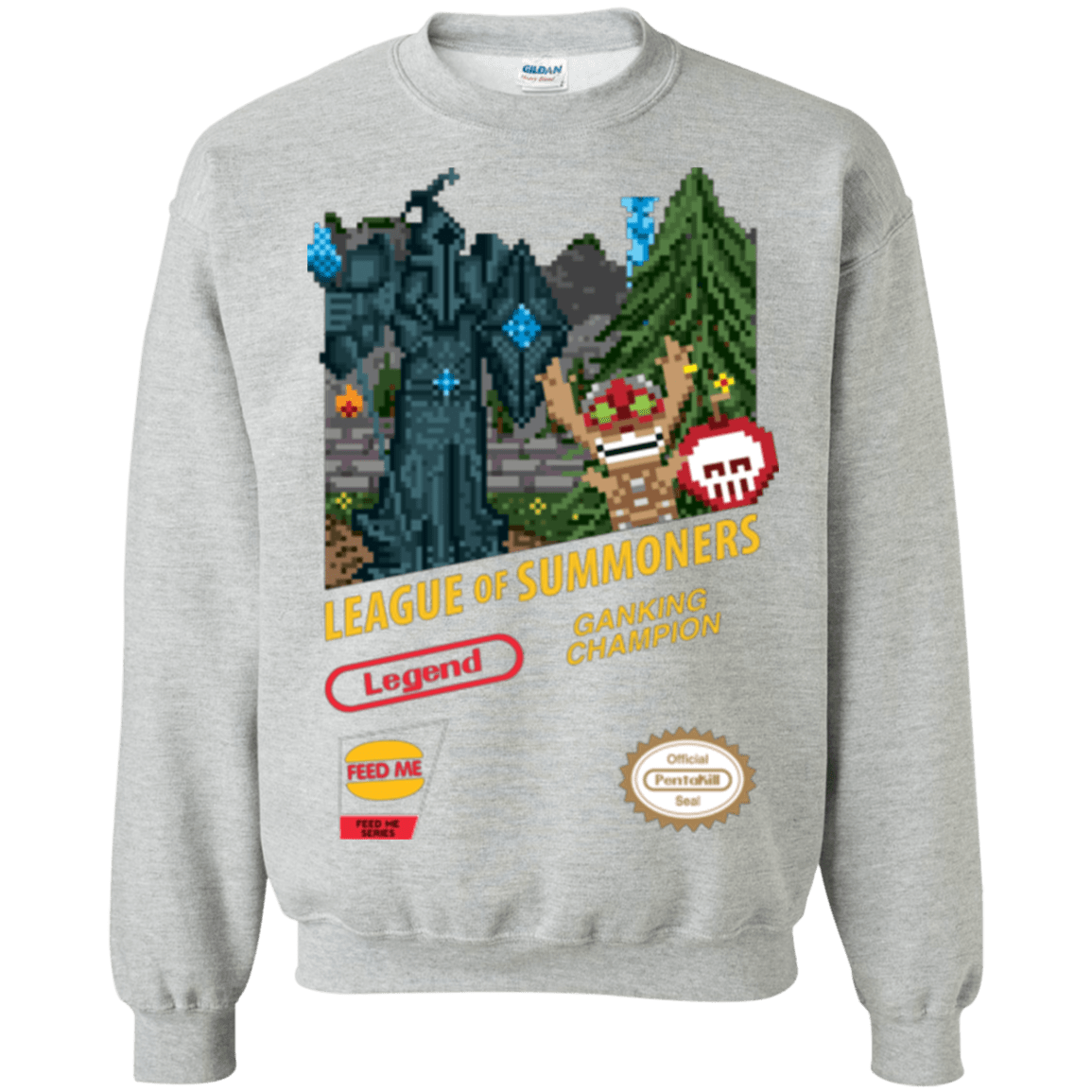 Sweatshirts Sport Grey / Small League of Summoners Crewneck Sweatshirt