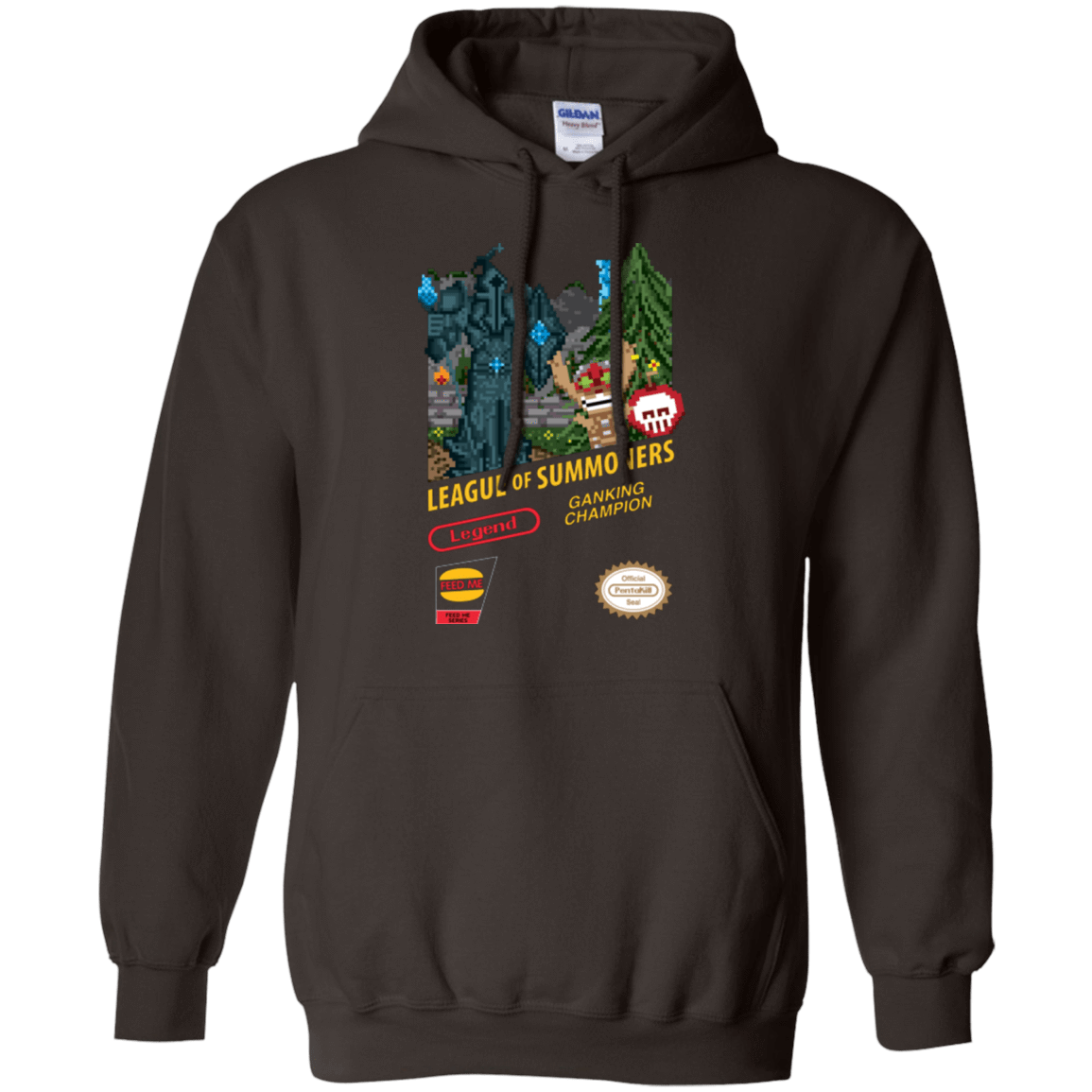 Sweatshirts Dark Chocolate / Small League of Summoners Pullover Hoodie