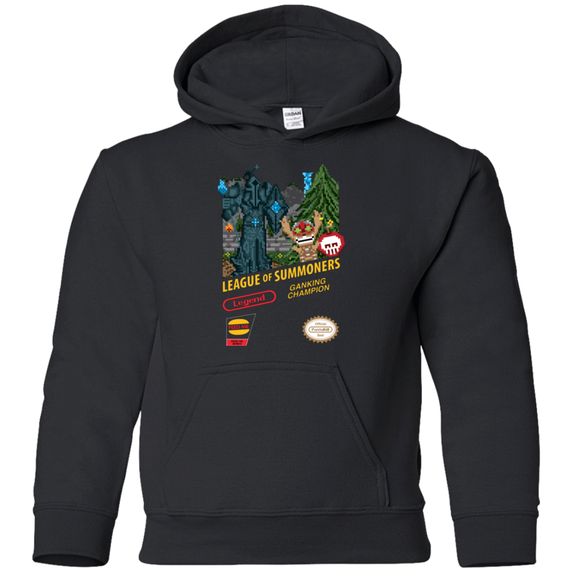 Sweatshirts Black / YS League of Summoners Youth Hoodie