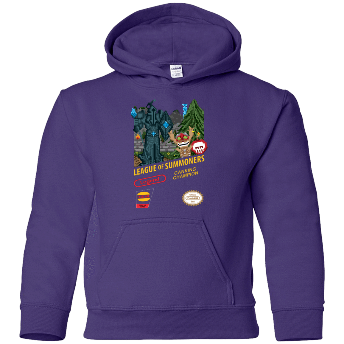 Sweatshirts Purple / YS League of Summoners Youth Hoodie