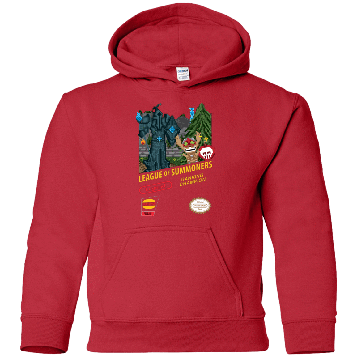 Sweatshirts Red / YS League of Summoners Youth Hoodie