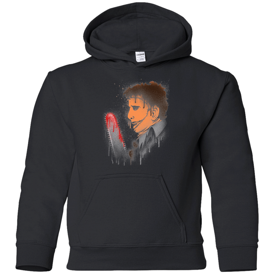 Sweatshirts Black / YS Leatherface Youth Hoodie