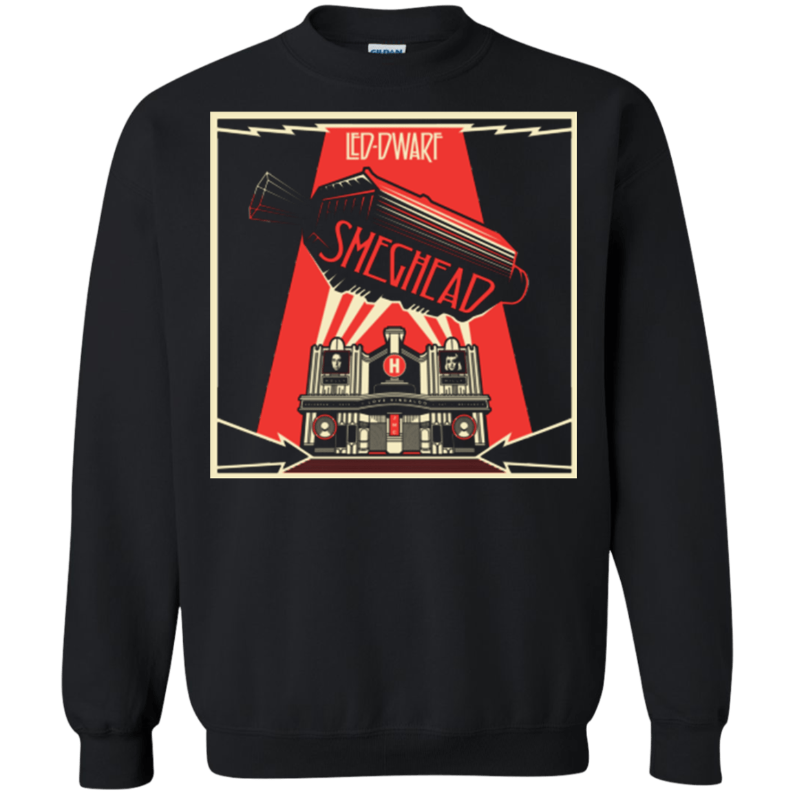 Sweatshirts Black / Small Led Dwarf Crewneck Sweatshirt