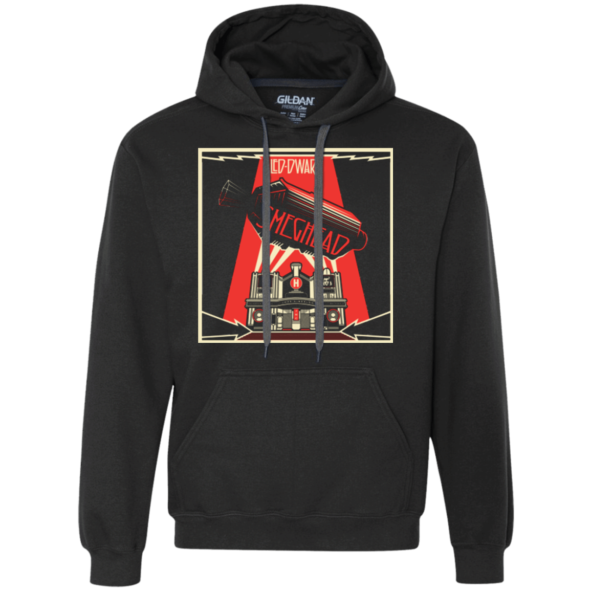 Sweatshirts Black / Small Led Dwarf Premium Fleece Hoodie