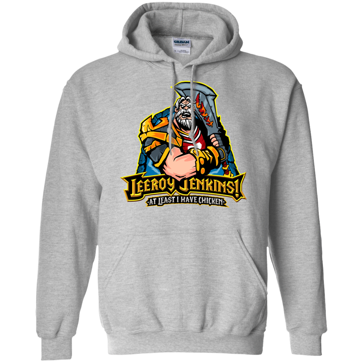 Sweatshirts Sport Grey / Small Leeroy Jenkins Pullover Hoodie