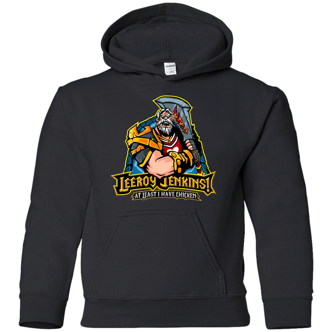 Sweatshirts Black / YS Leeroy Jenkins Youth Hoodie