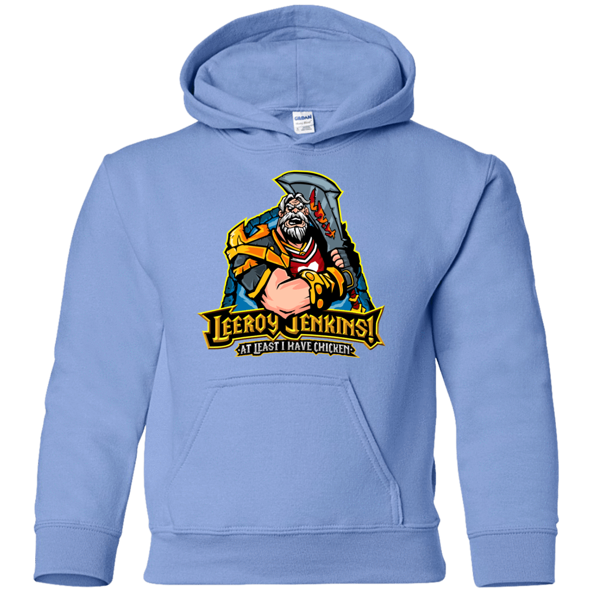 Sweatshirts Carolina Blue / YS Leeroy Jenkins Youth Hoodie