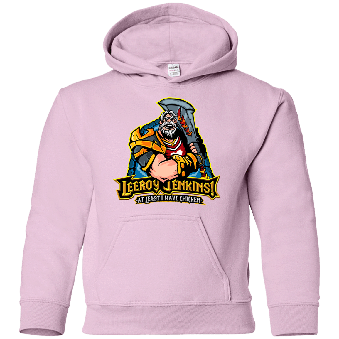 Sweatshirts Light Pink / YS Leeroy Jenkins Youth Hoodie