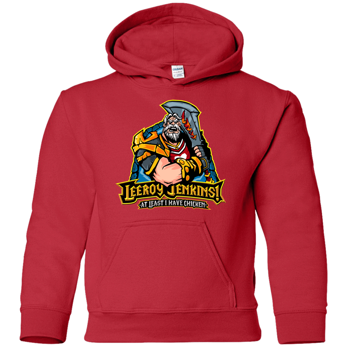 Sweatshirts Red / YS Leeroy Jenkins Youth Hoodie