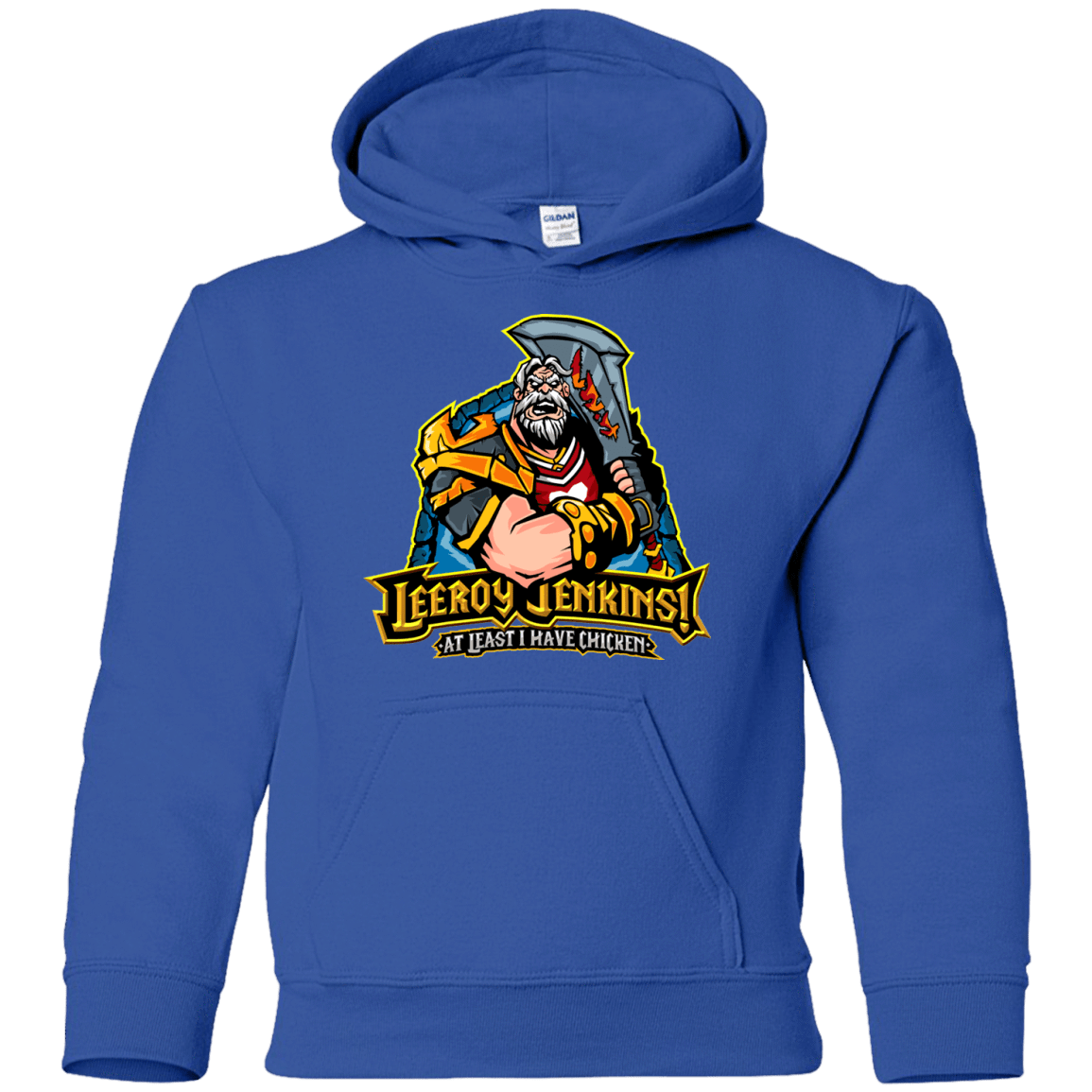 Sweatshirts Royal / YS Leeroy Jenkins Youth Hoodie