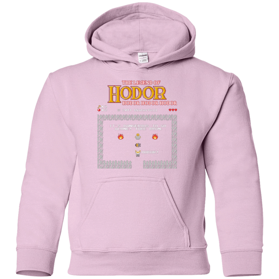 Sweatshirts Light Pink / YS Legend of Hodor Youth Hoodie