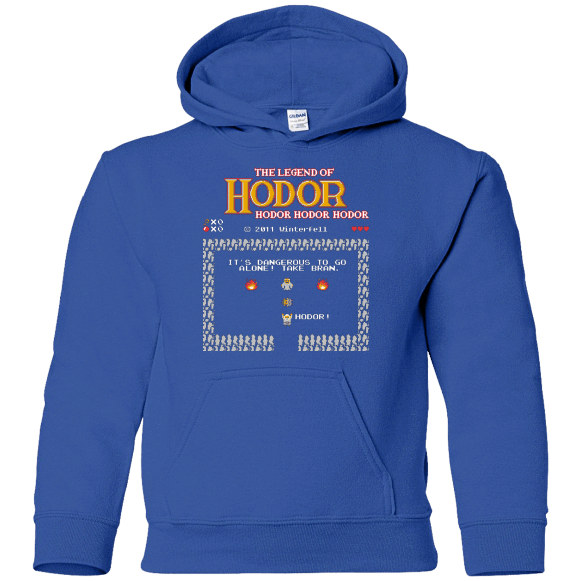 Sweatshirts Royal / YS Legend of Hodor Youth Hoodie