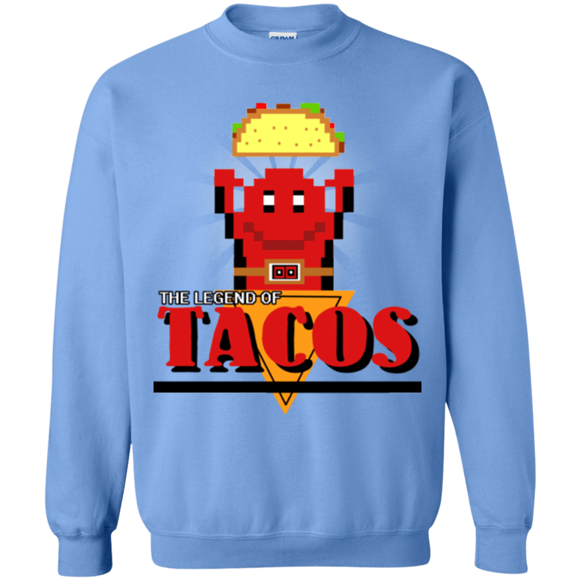 Sweatshirts Carolina Blue / Small Legend of Tacos Crewneck Sweatshirt