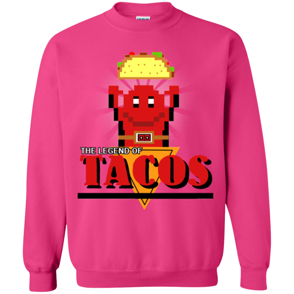 Sweatshirts Heliconia / Small Legend of Tacos Crewneck Sweatshirt