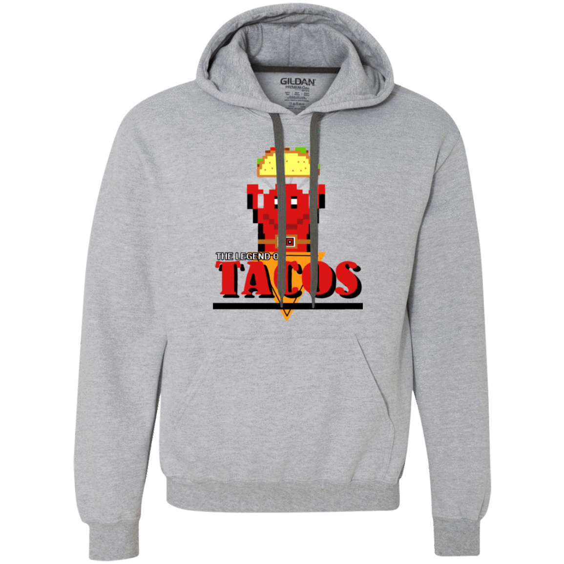 Sweatshirts Sport Grey / Small Legend of Tacos Premium Fleece Hoodie